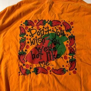 Vibrant Orange Graphic Tee